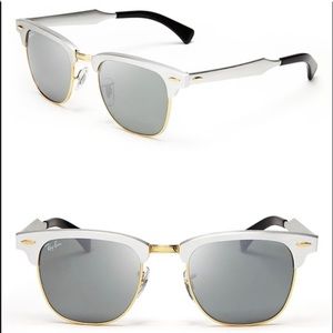 Ray-Ban Clubmaster Mirrored Sunglasses